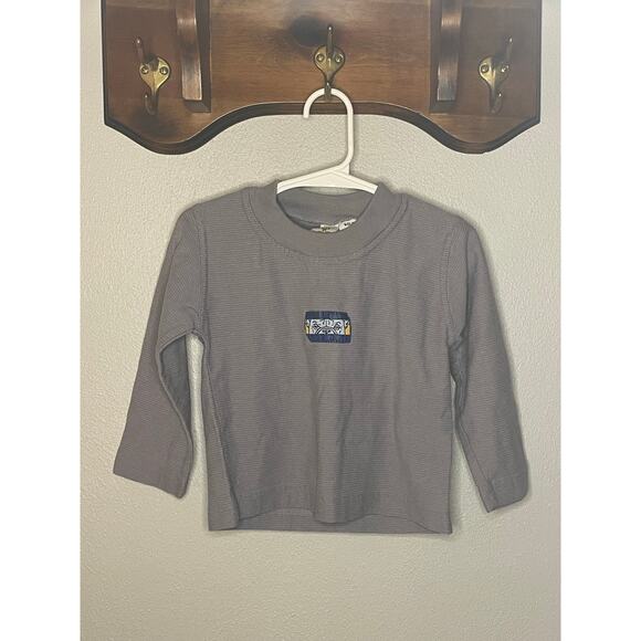 Vintage 24 Months Gray Sesame Street Long-Sleeve Shirt Who Let The Dogs Out? - Picture 2 of 6